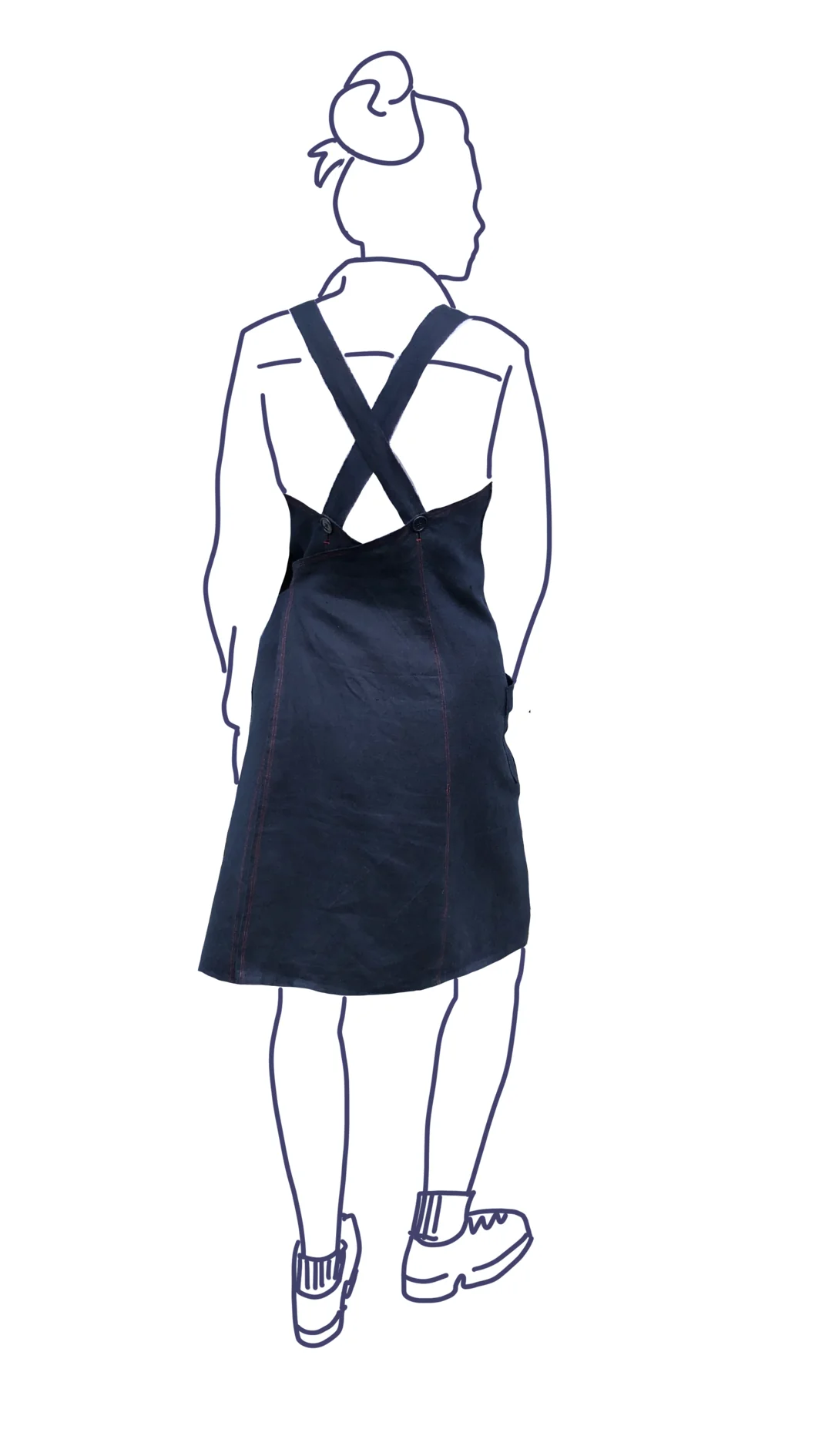 Alice & Co Patterns Adele Apron Dress - Image 3