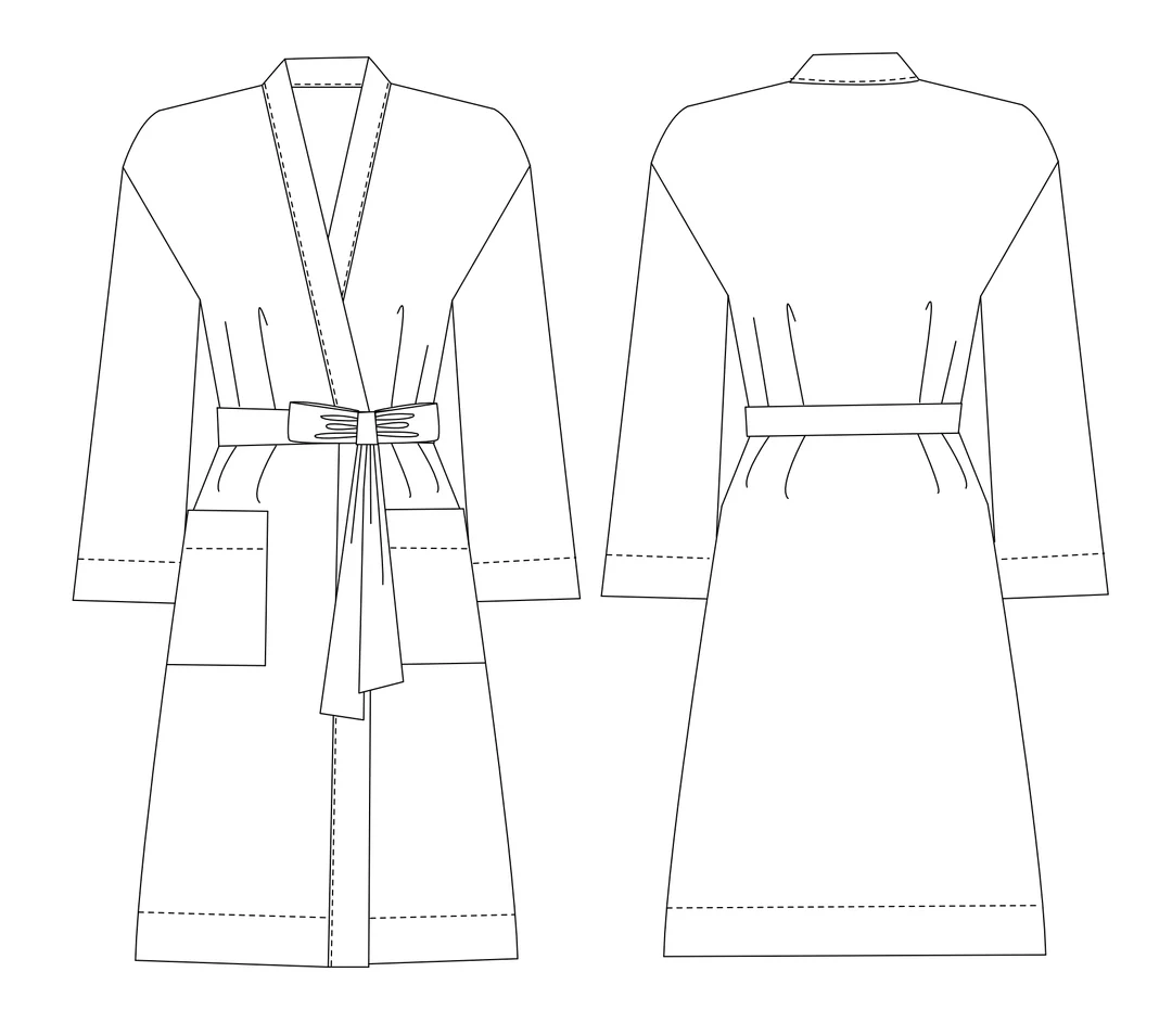 Alice & Co Patterns Lavender Robe - Image 4
