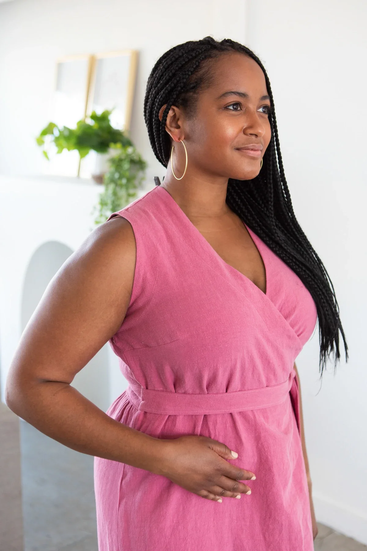 Allie Olson Highlands Wrap Dress - Image 3