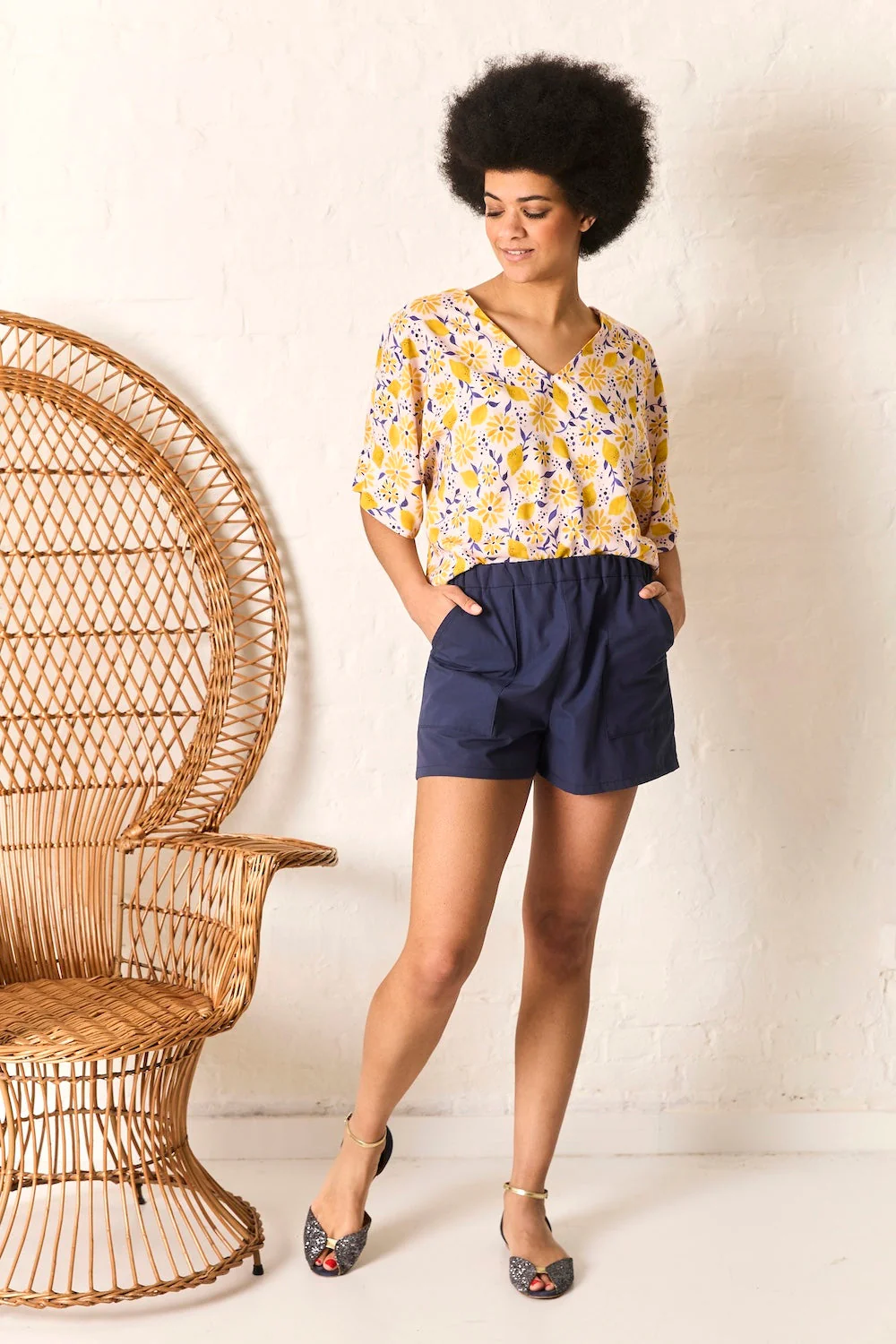 Atelier Jupe Billie Top and Finn Shorts - Printed copy shop (+£7.00)