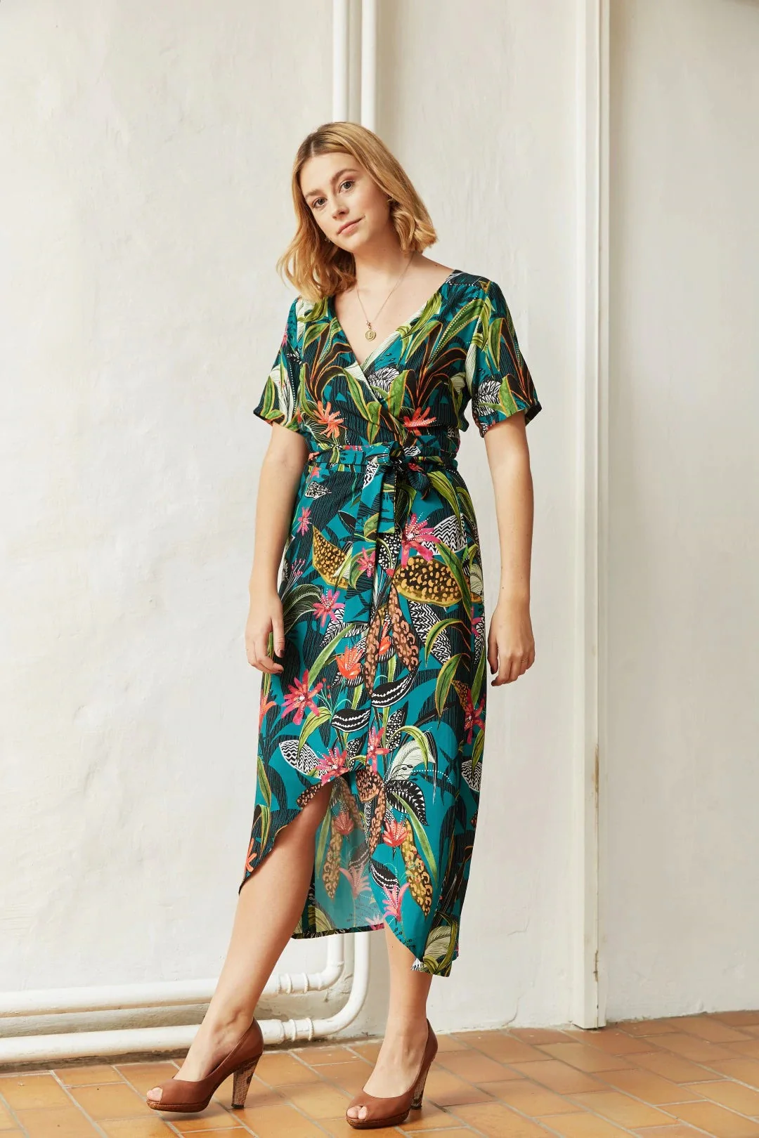 Atelier Jupe Savannah Wrap Dress - Printed copy shop (+£7.00)