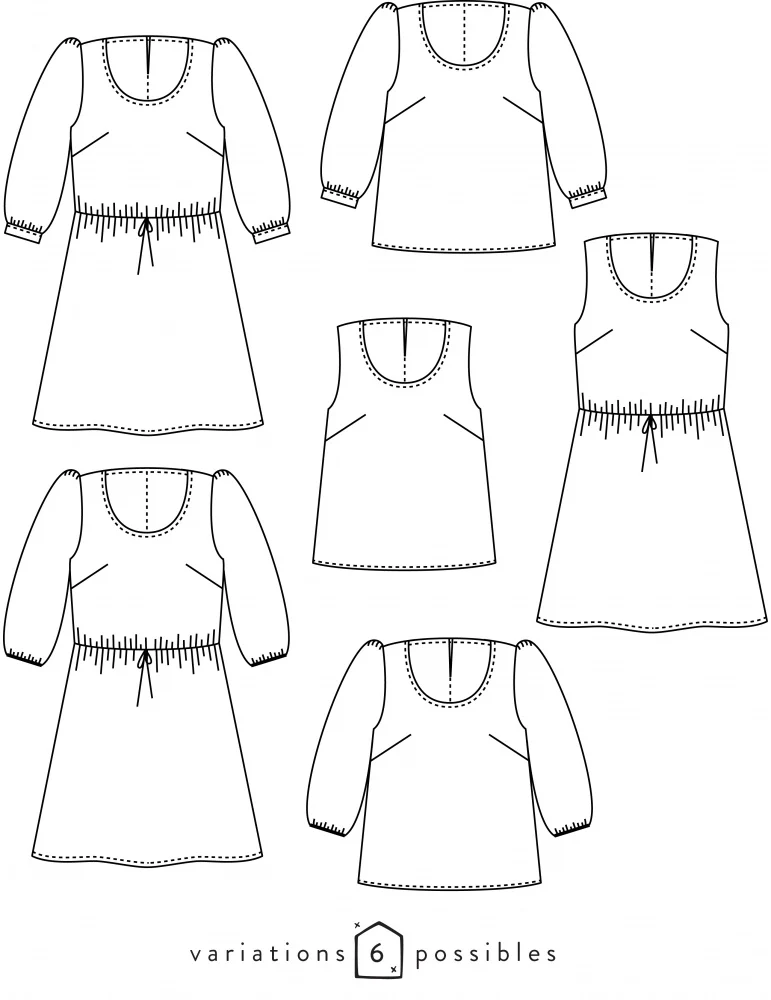 Atelier Scämmit Hilda Blouse or Dress - Image 19