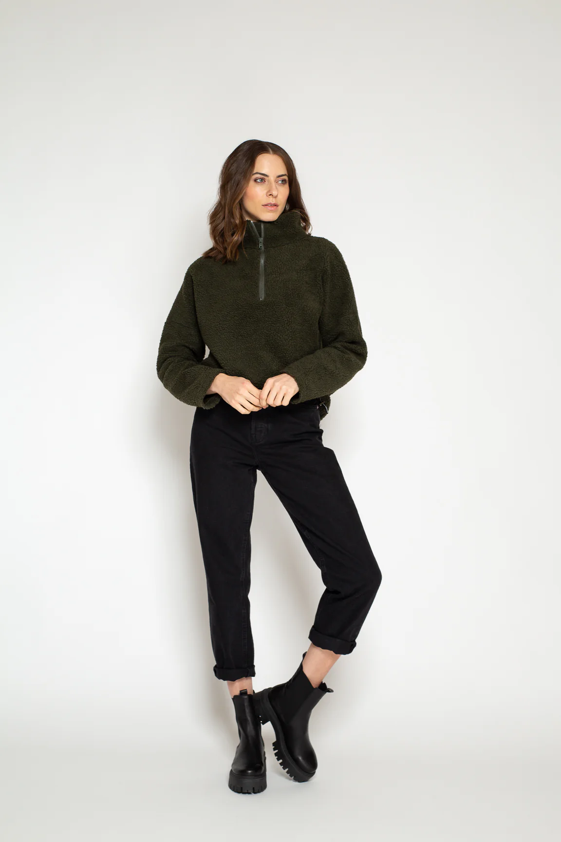 Bara Studio Nela Zip-neck Sweater - Image 6