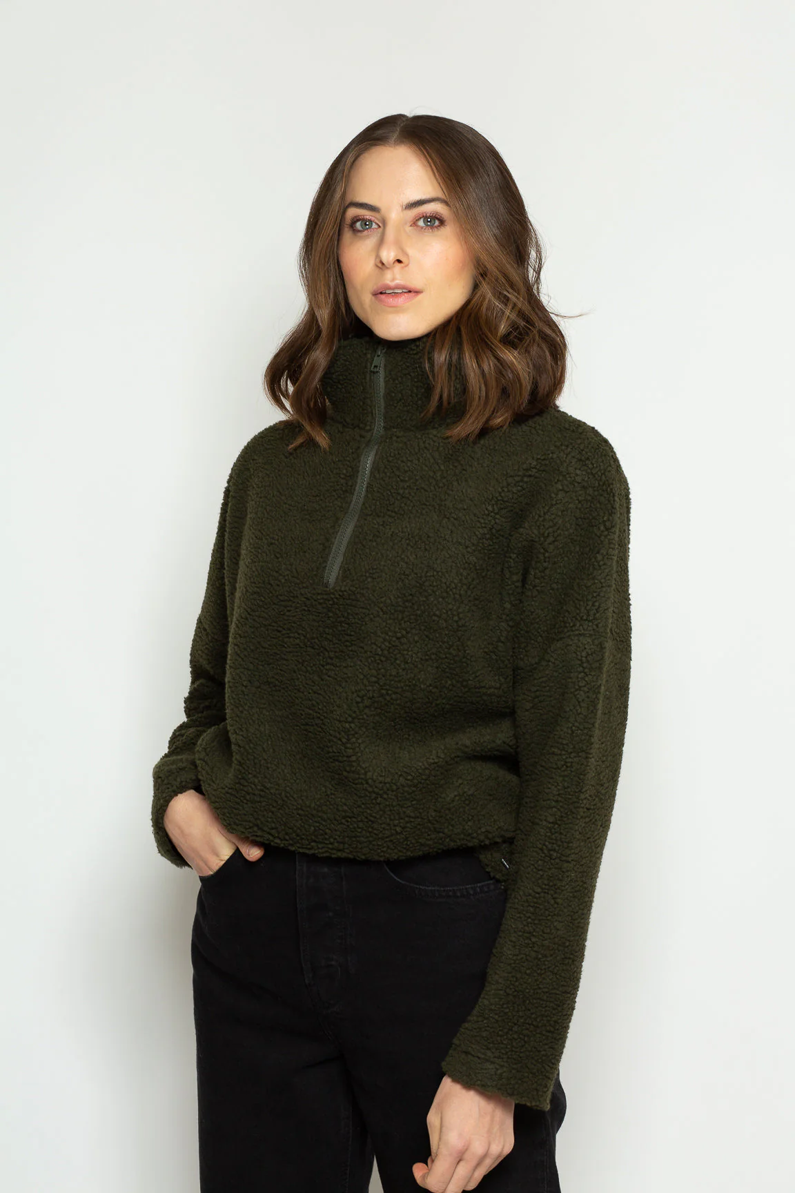Bara Studio Nela Zip-neck Sweater - Printed copy shop (+£7.00)
