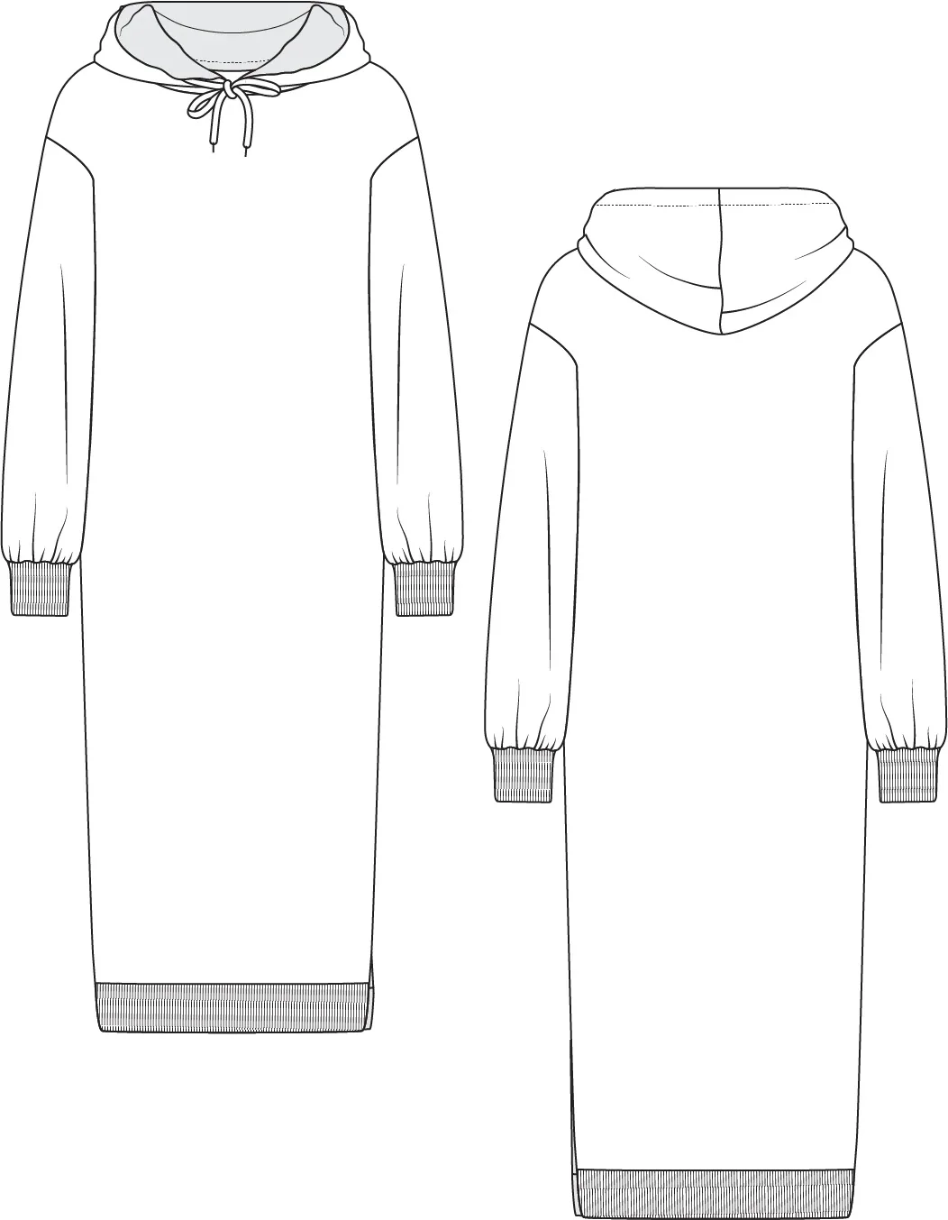 Bara Studio Vera Hoodie Dress - Image 8