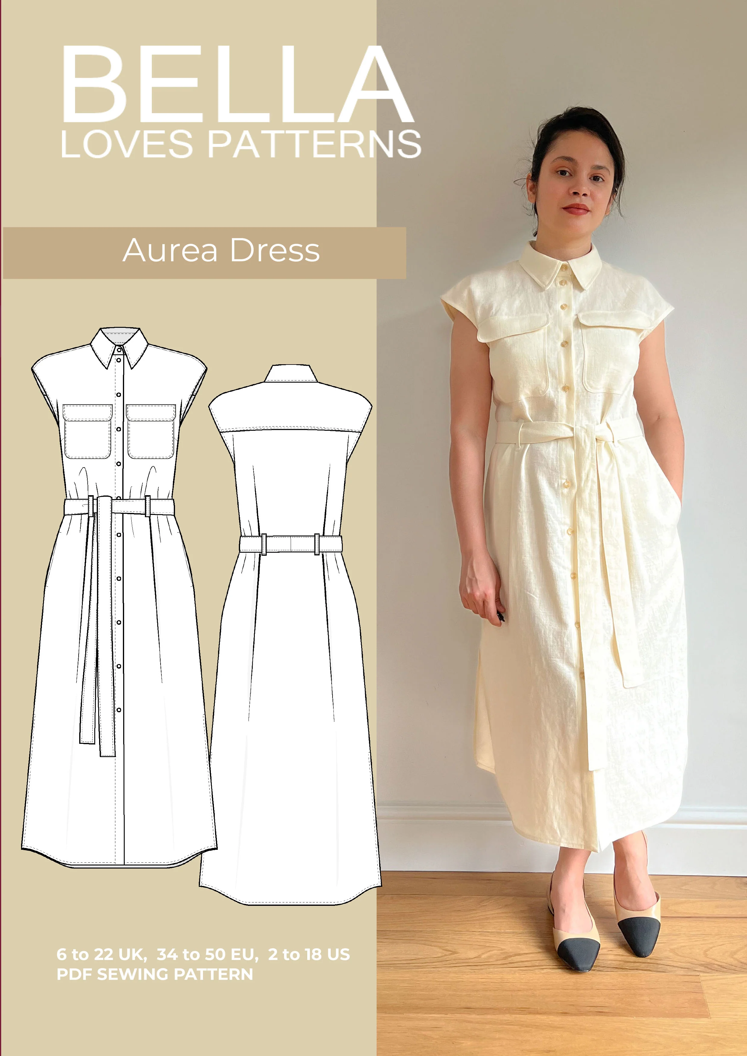 Bella Loves Patterns Aurea Dress - Image 9