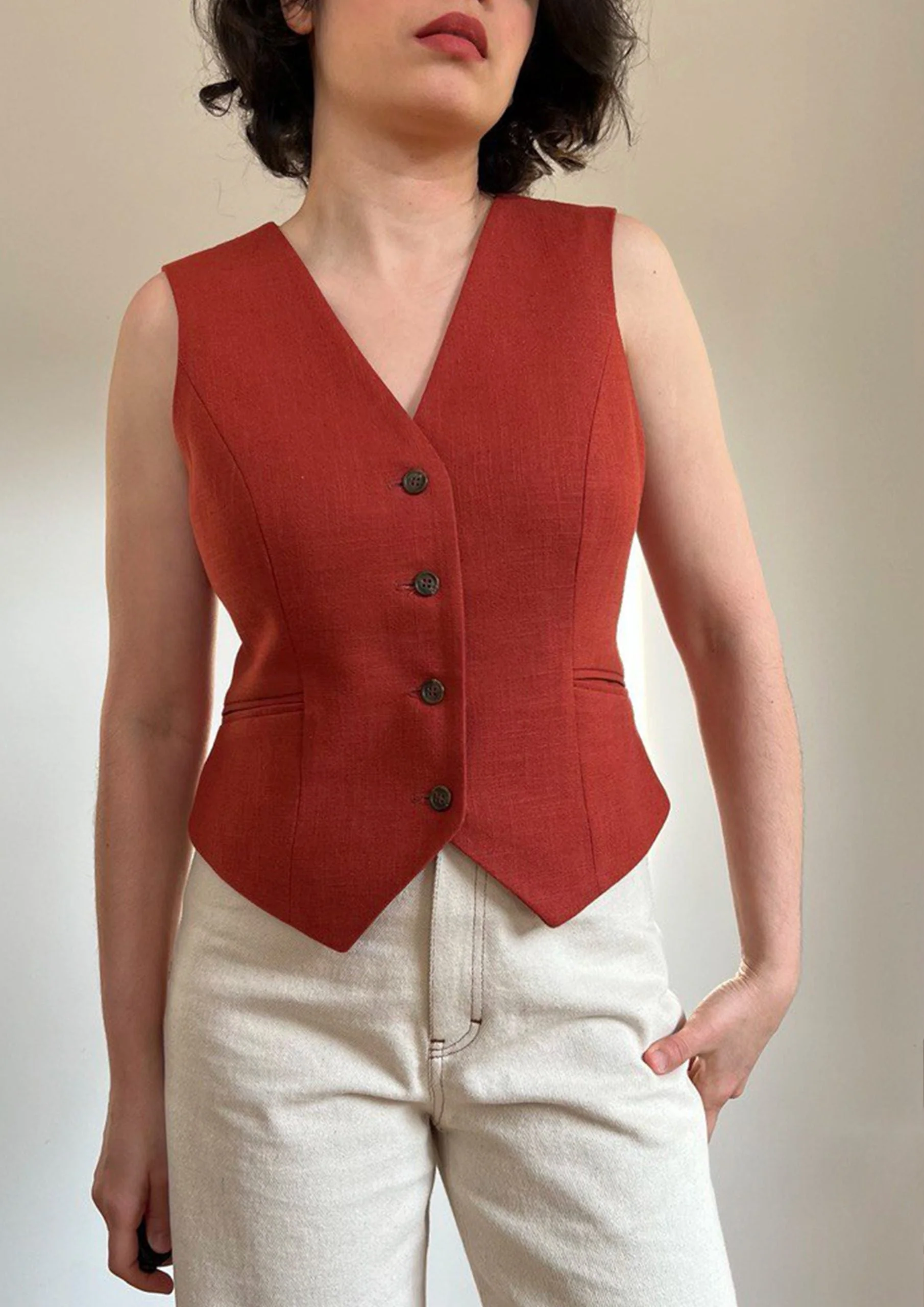 Bella Loves Patterns Bennie Vest Height Group 1 (160 cm / 5'3") - Printed copy shop (+£7.00)