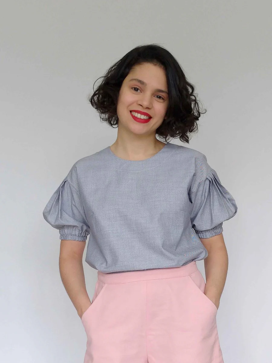 Bella Loves Patterns Cologne Blouse - Image 6