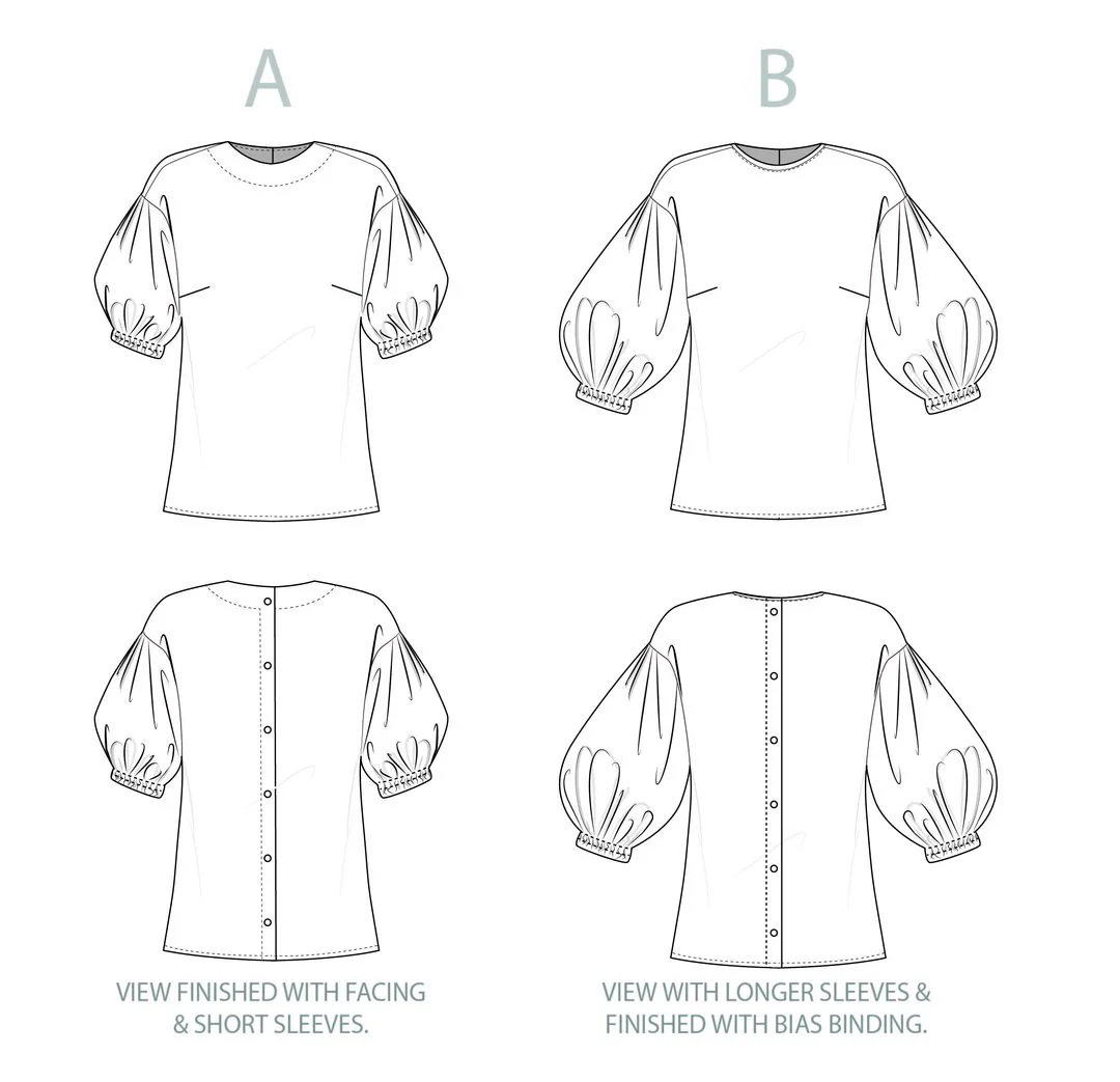 Bella Loves Patterns Cologne Blouse - Image 9