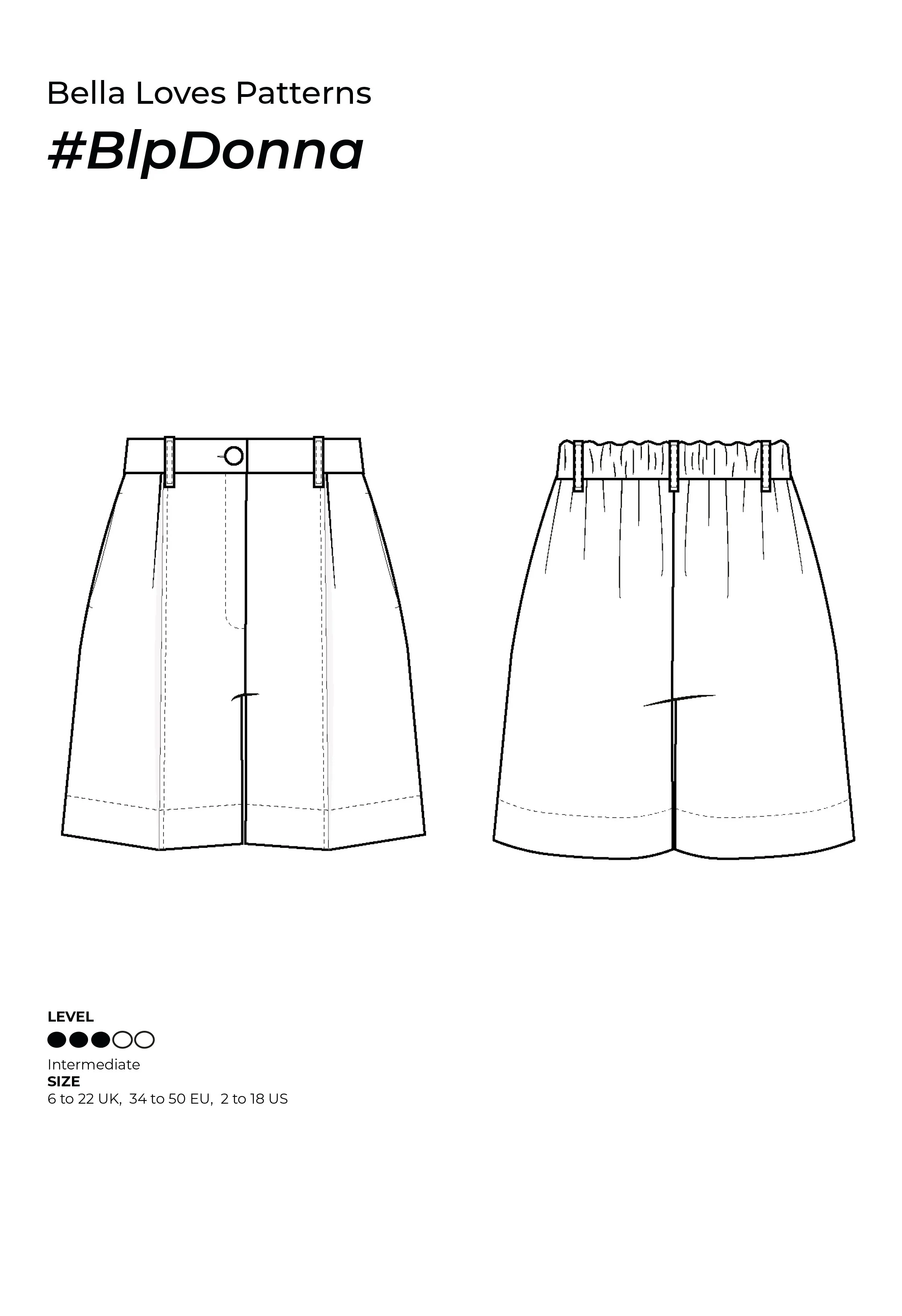 Bella Loves Patterns Donna Bermuda Shorts - Image 8