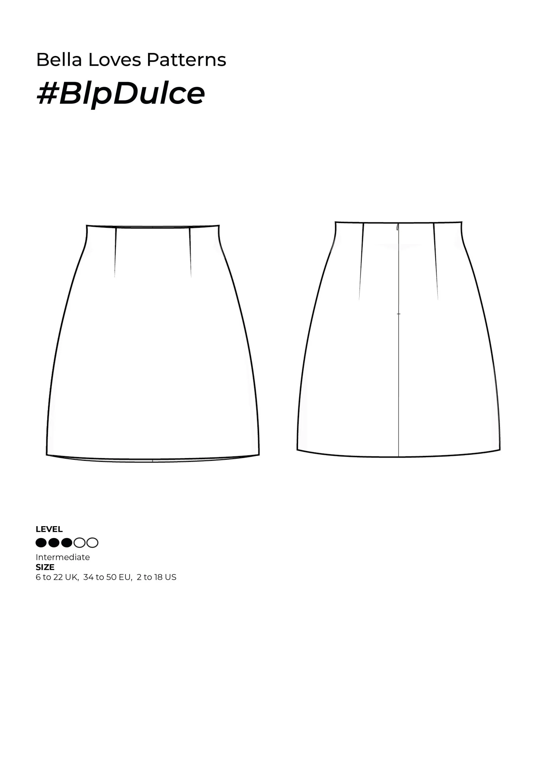 Bella Loves Patterns Dulce Skirt - Image 12