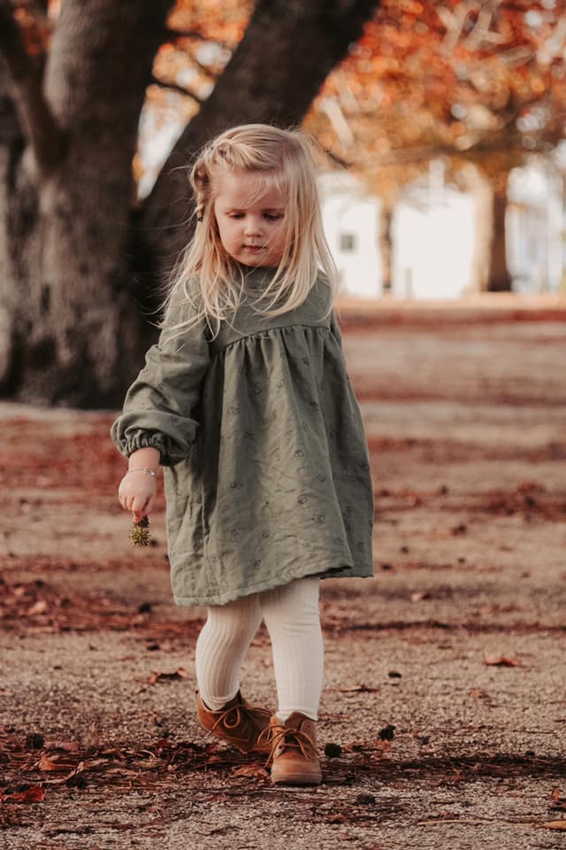Below the K_whai Baby/Child Bellbird Dress - Printed copy shop (+£5.00)