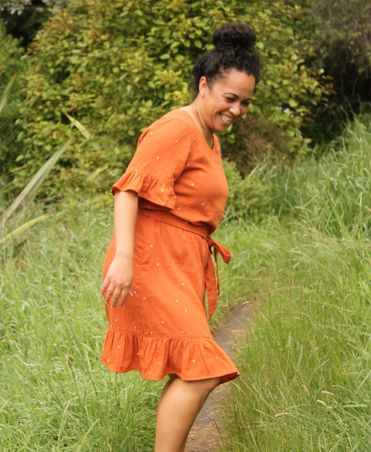 Below the K_whai P_hutukawa Dress - Printed copy shop (+£7.00)