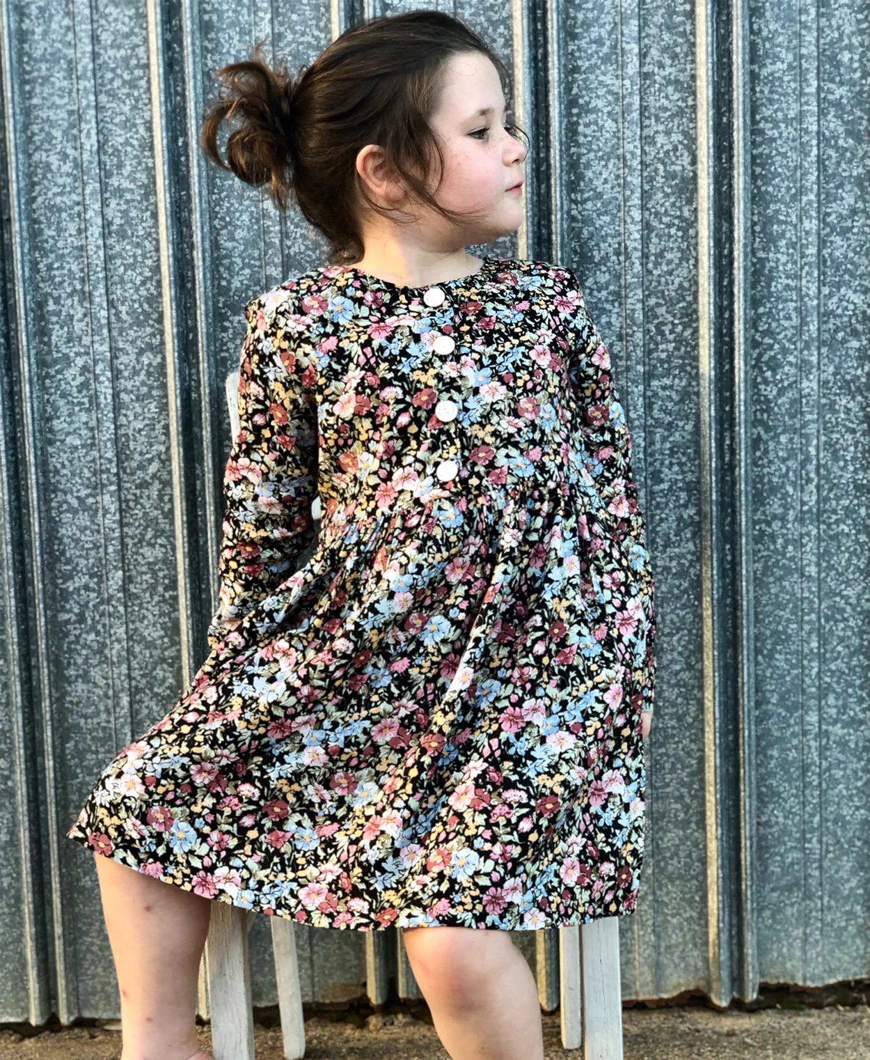Below the KÅwhai Baby/Child Kauri Dress - Image 6