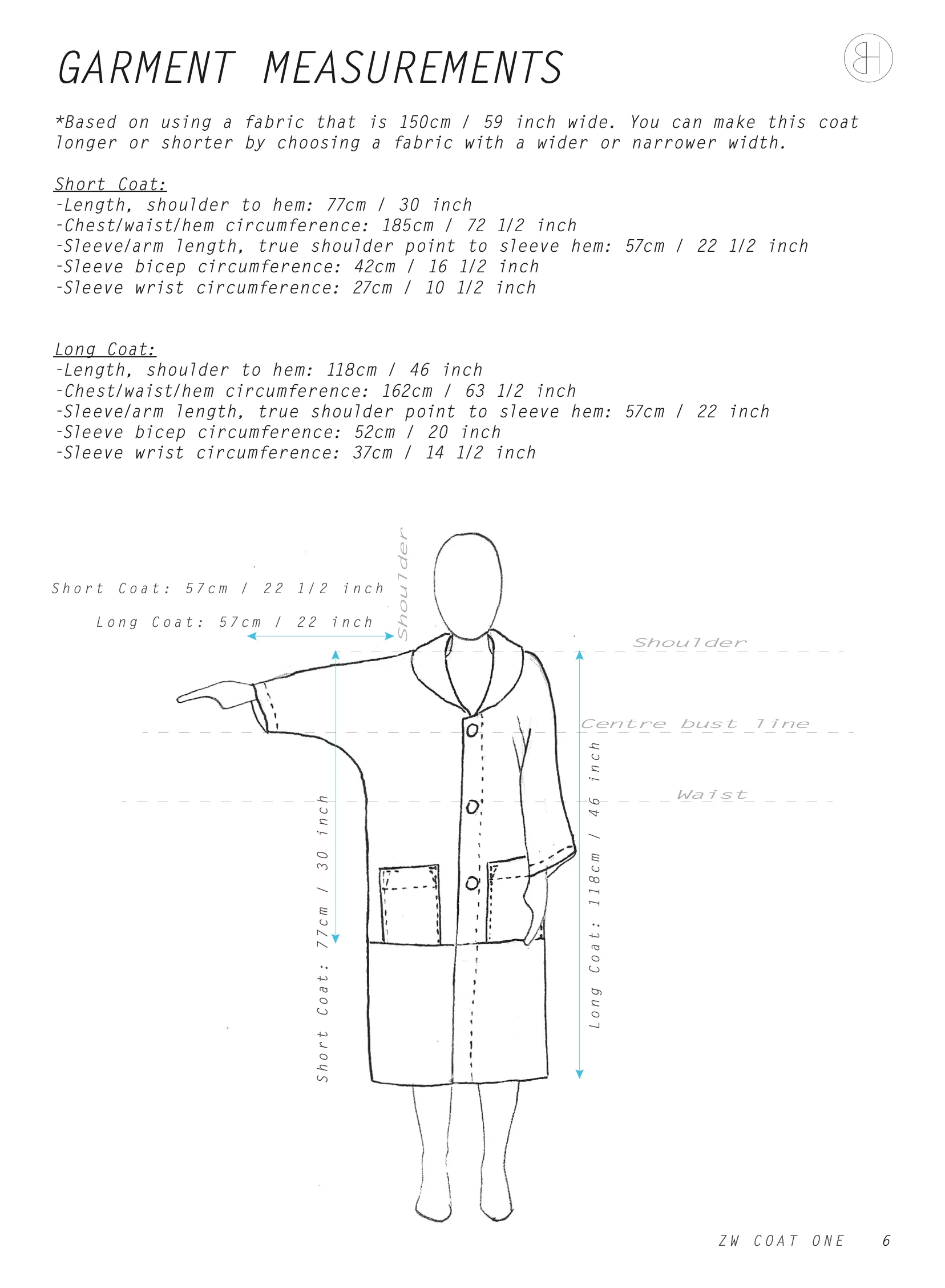 Birgitta Helmersson Unisex ZW Coat PDF - Image 10