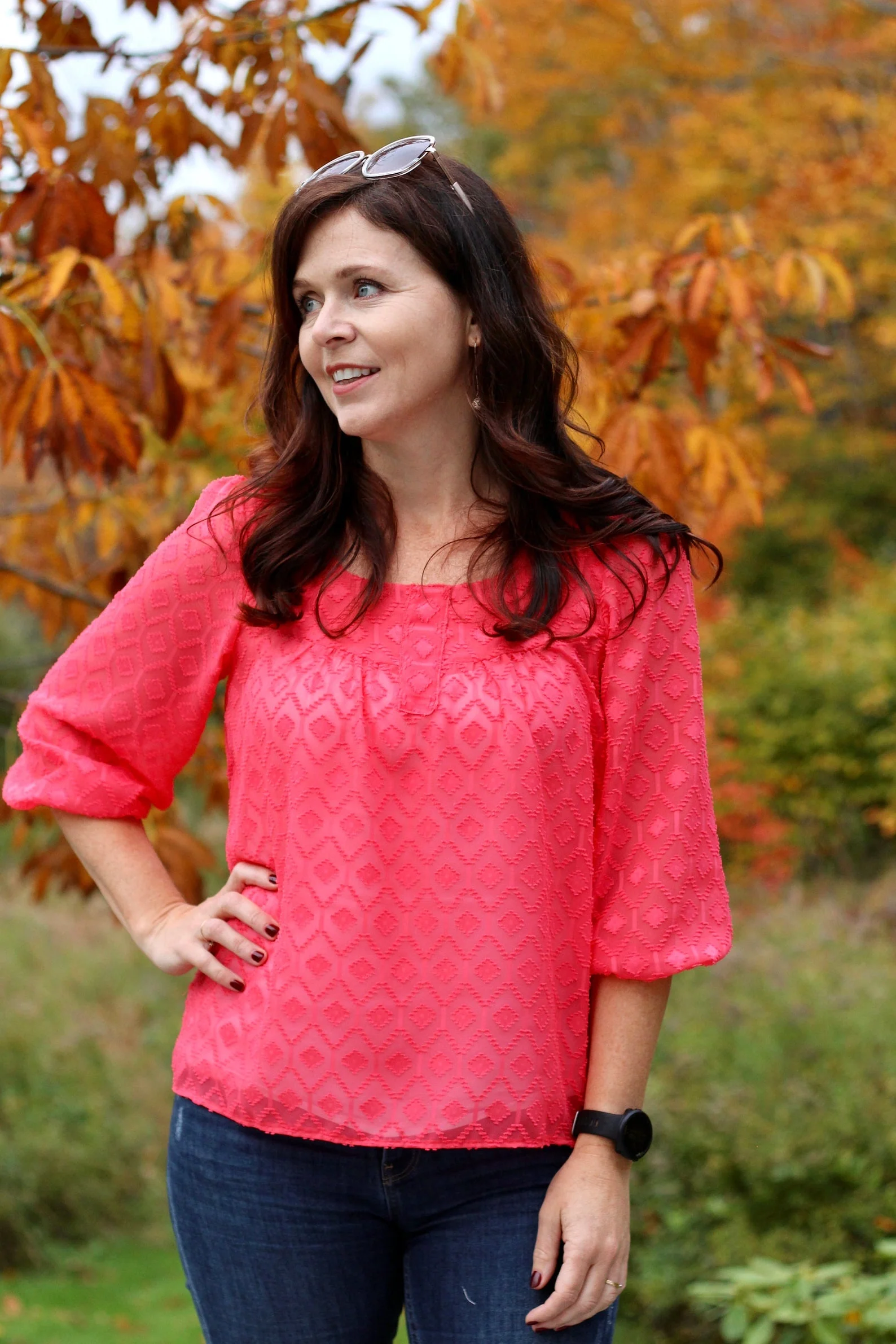 Blue Dot Patterns Margo Blouse - Printed copy shop (+£7.00)