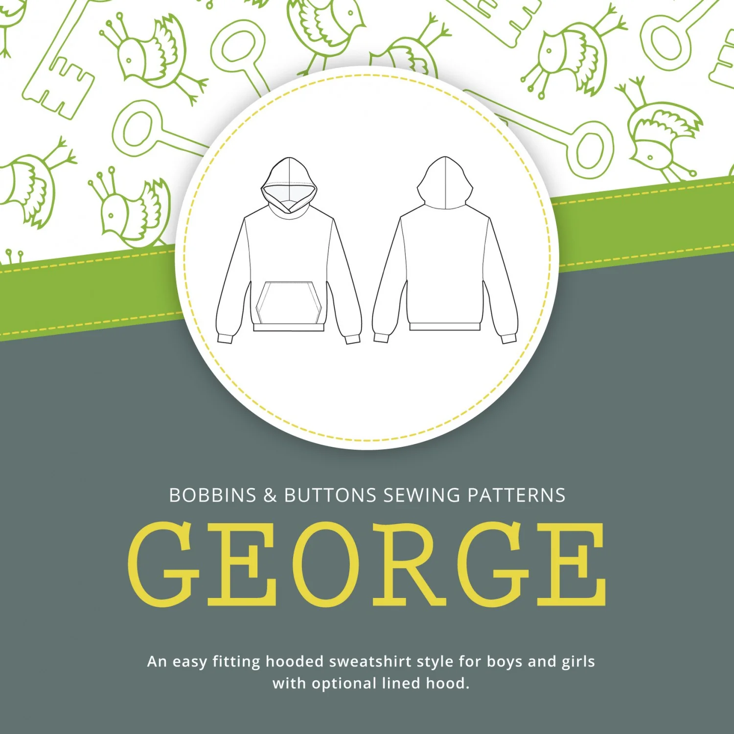 Bobbins and Buttons George Hoodie - Image 6