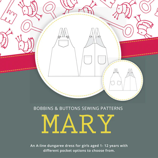 Bobbins and Buttons Mary Dress - Image 4