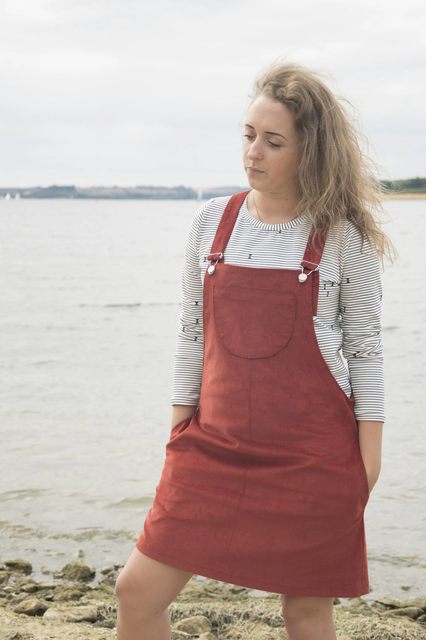 Bobbins and Buttons Emily Dungaree Dress - Image 2