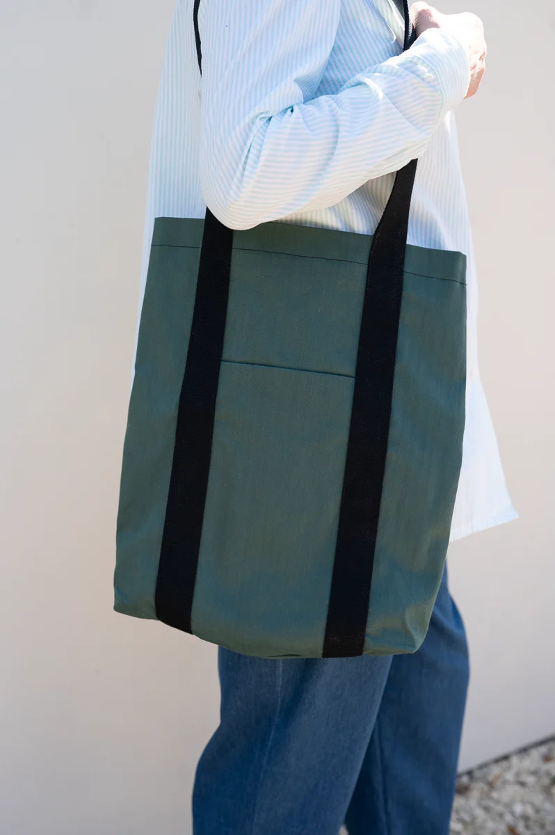 Bobbins and Buttons Griffin Tote Bag
