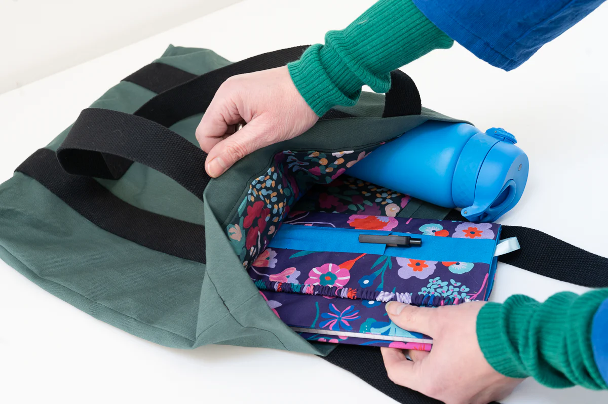 Bobbins and Buttons Griffin Tote Bag - Image 4