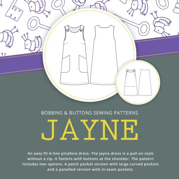 Bobbins and Buttons Jayne Pinafore Dress - Image 7