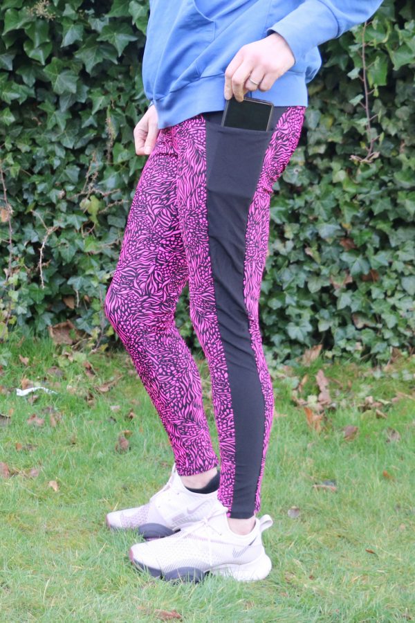 Bobbins and Buttons Violet Leggings - Image 4