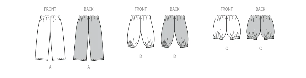 Burda Babies' Trousers 9202 - Image 10