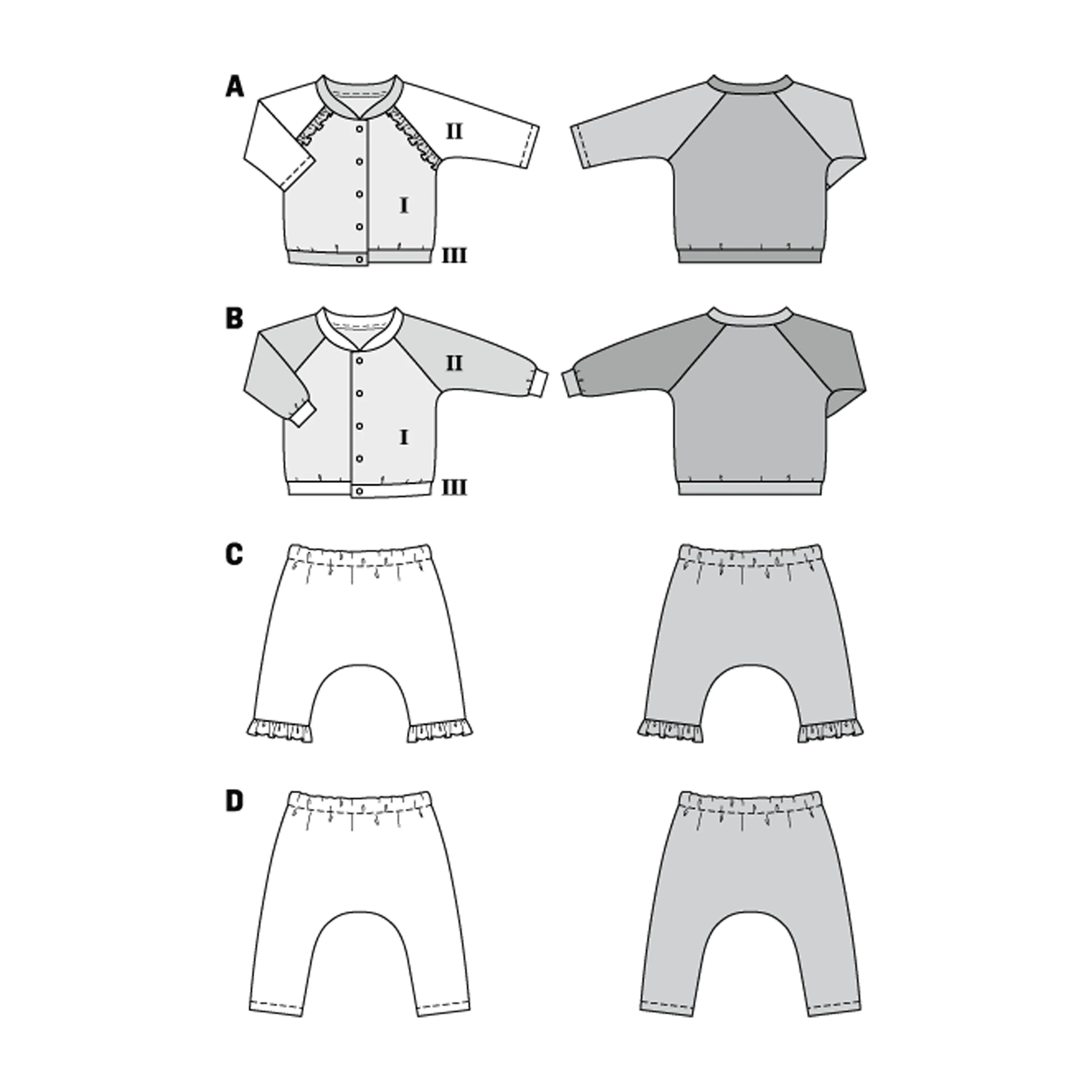 Burda Baby/Child Top and Trousers 9297 - Image 4