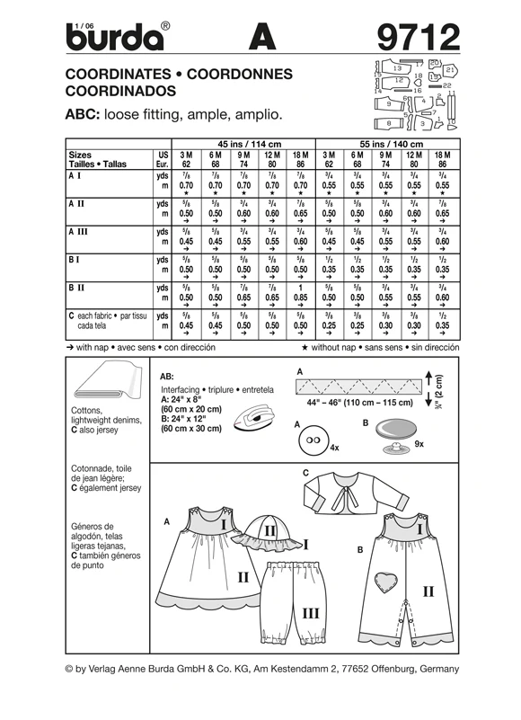 Burda Baby Coordinates 9712 - Image 4