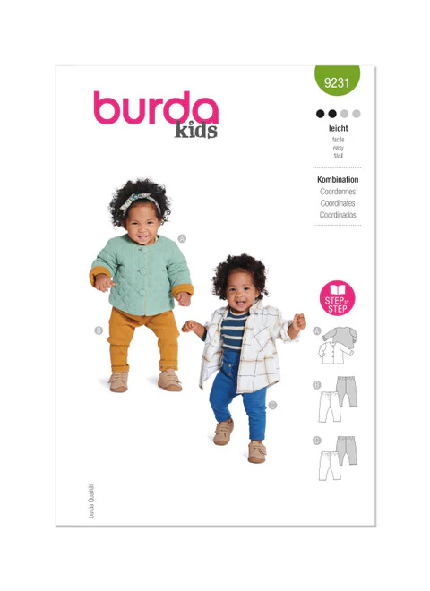 Burda Baby Jacket & Trousers 9231 - Image 2