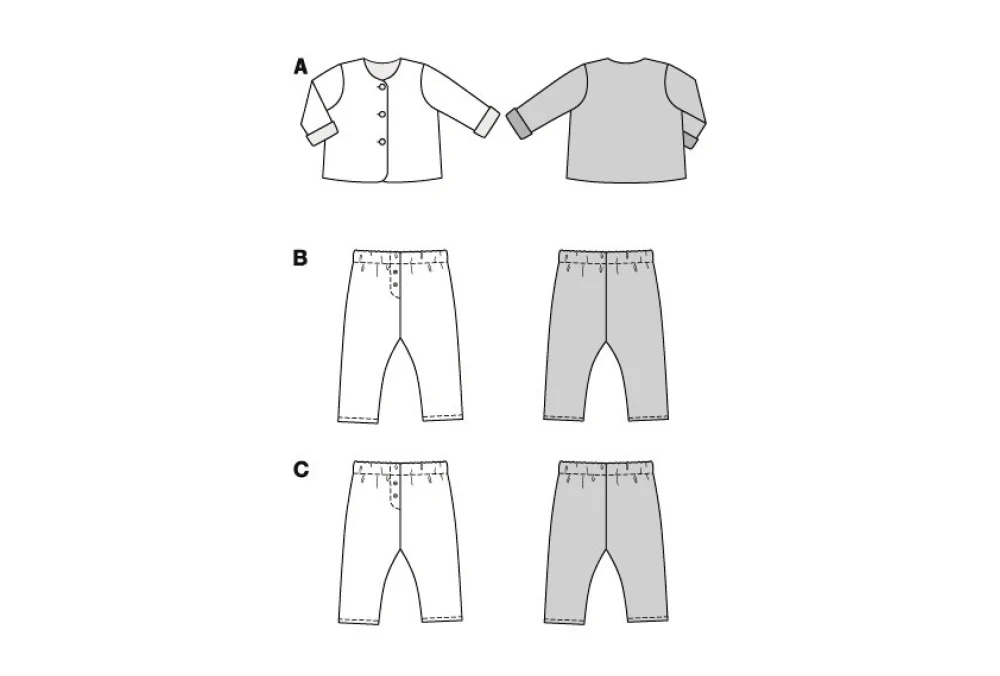 Burda Baby Jacket & Trousers 9231 - Image 8