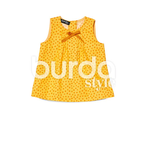 Burda Baby Top, Dress, Panties 9358 - Image 4