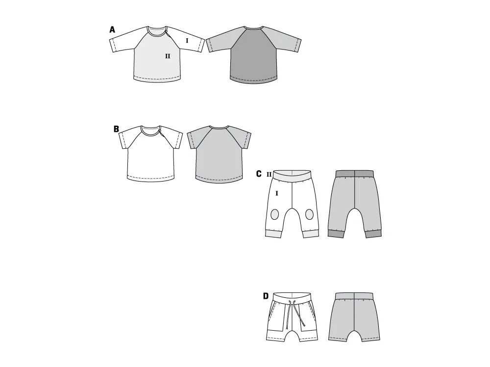 Burda Baby's Top and Leggings 9246 - Image 4
