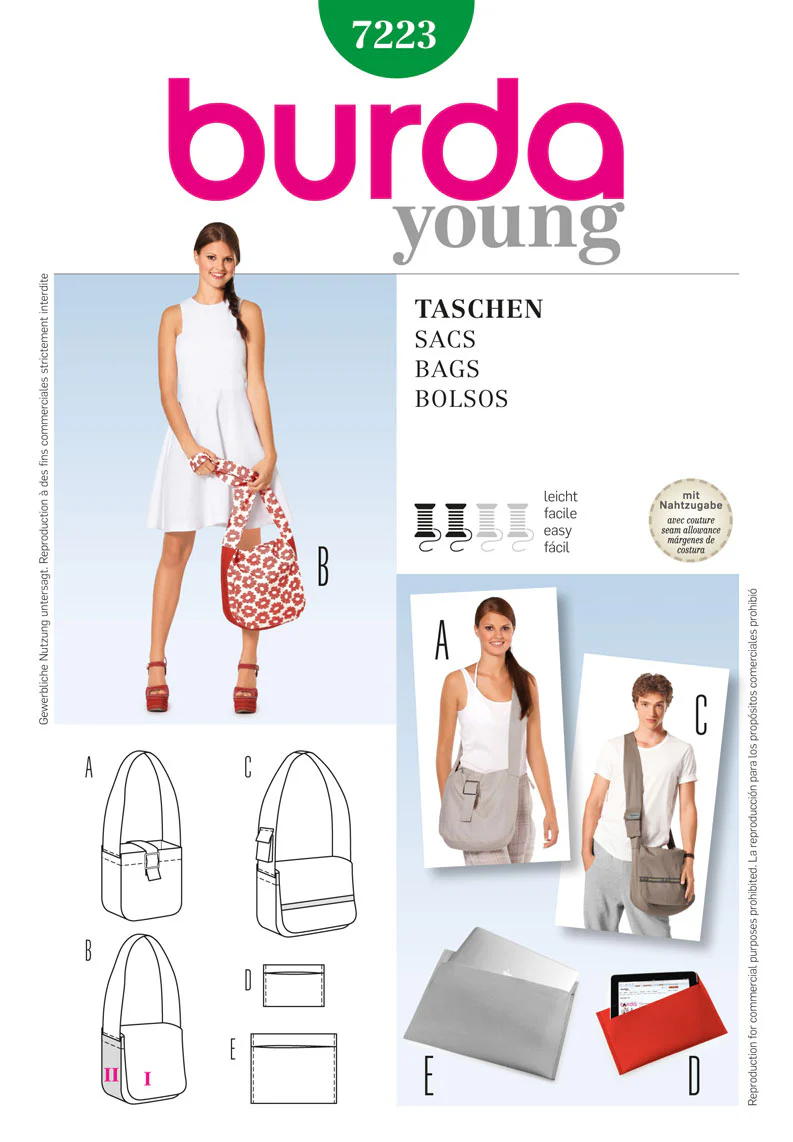 Burda Bags 7223 - Image 2