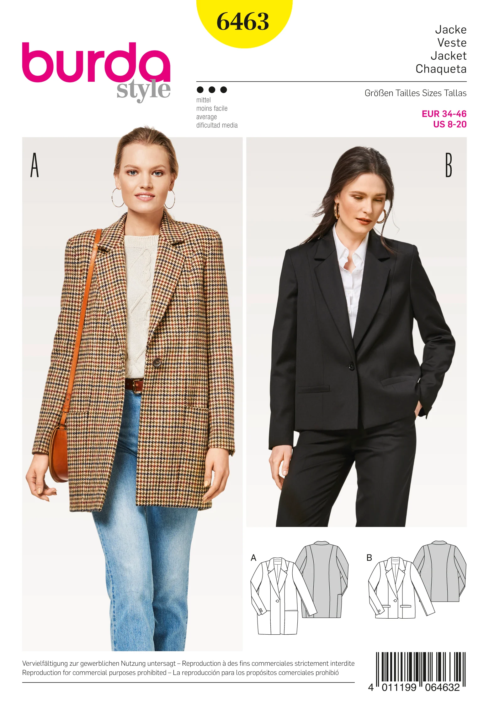 Burda Blazer 6463 - Image 2