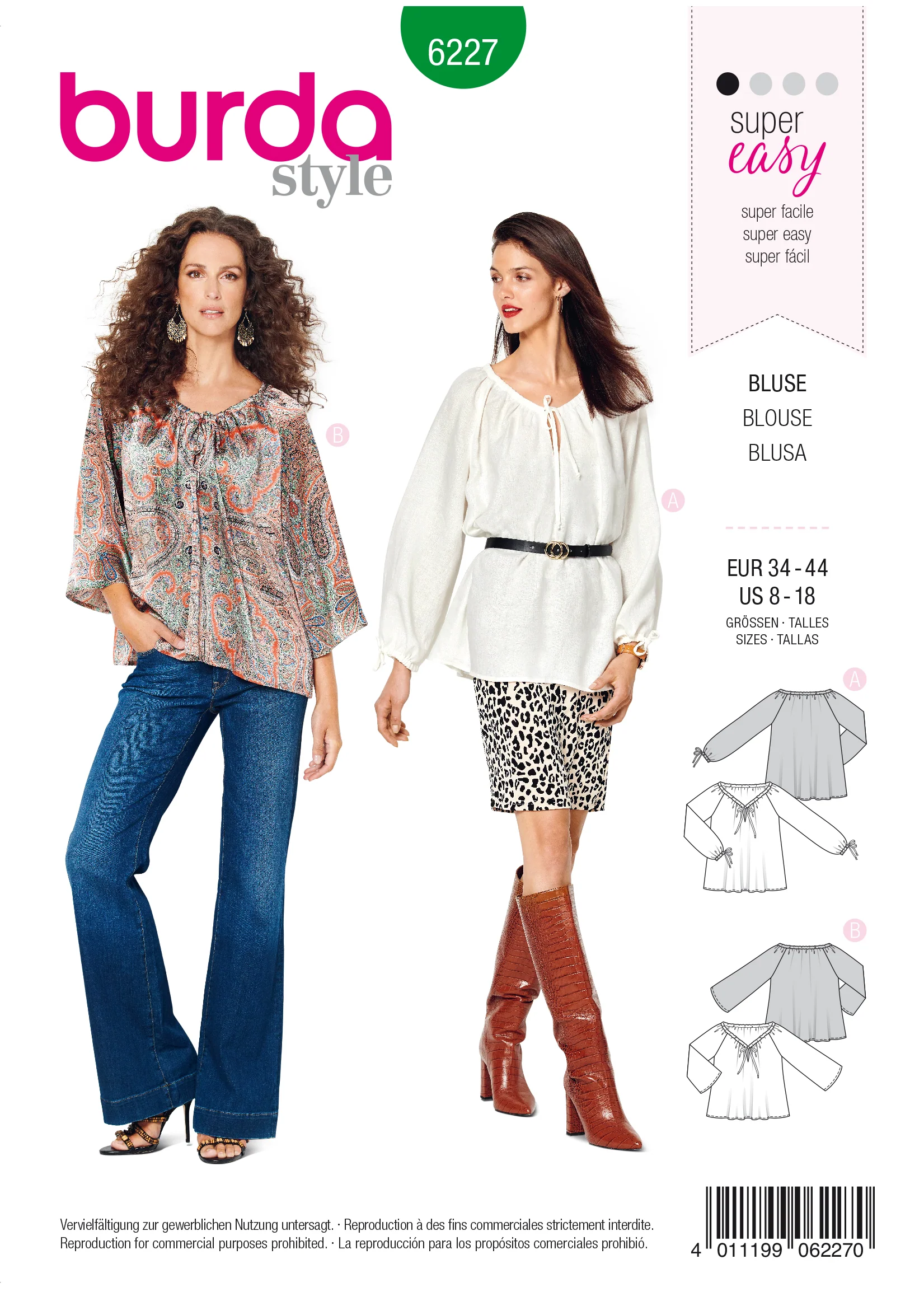 Burda Blouses 6227 - Image 2