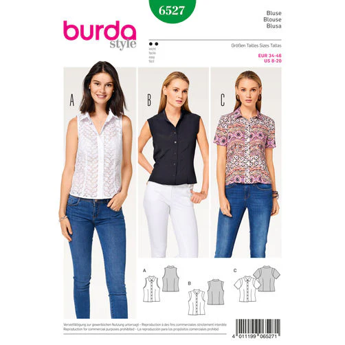 Burda Blouses 6527 - Image 2