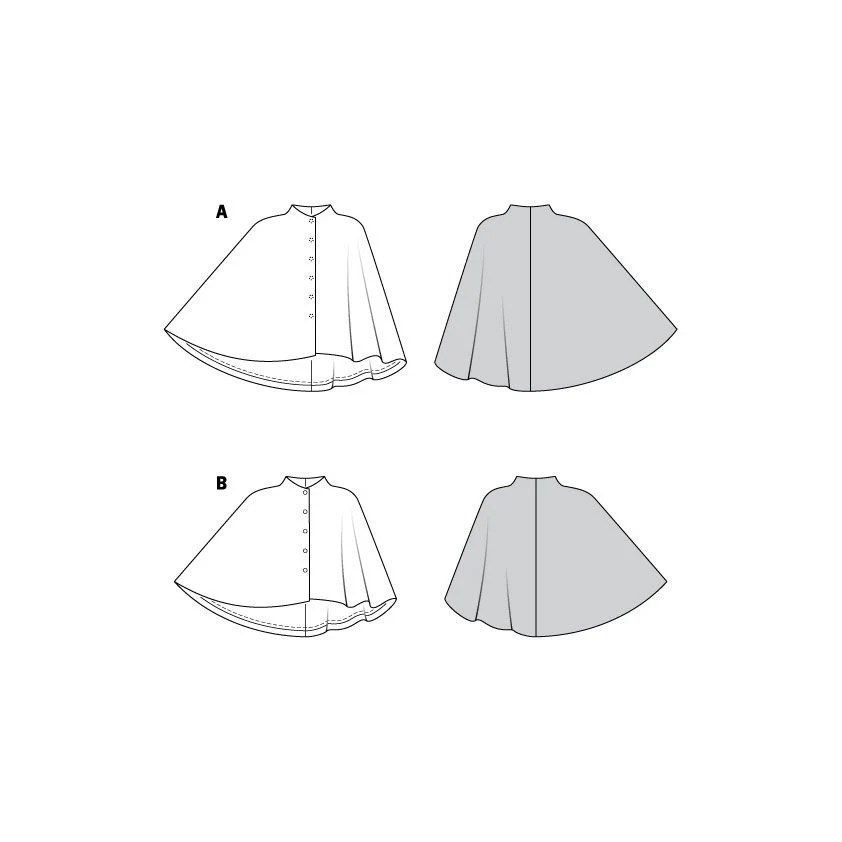 Burda Cape 6063 - Image 4