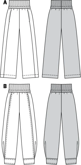 Burda Casual Trousers 7400 - Image 4