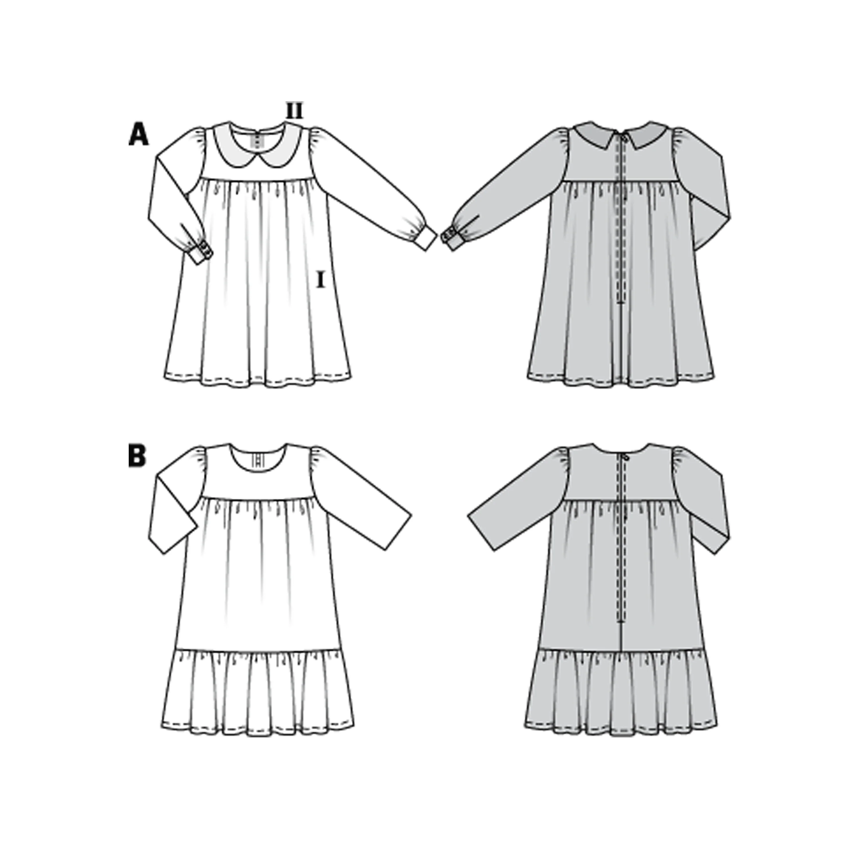 Burda Child Dresses 9305 - Image 4