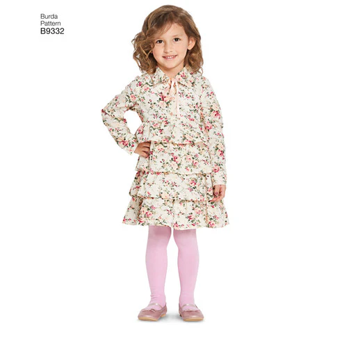Burda Child Dresses 9332 - Image 3