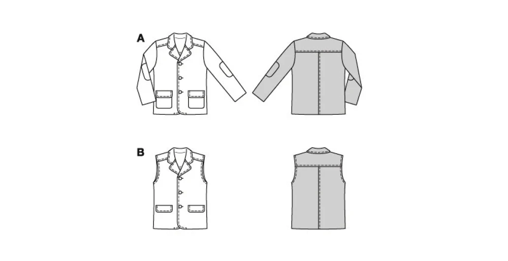 Burda Child Jacket & Waistcoat 9234 - Image 10