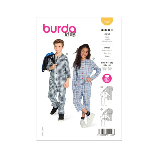 Burda Child Jumpsuit 9245 - Image 2