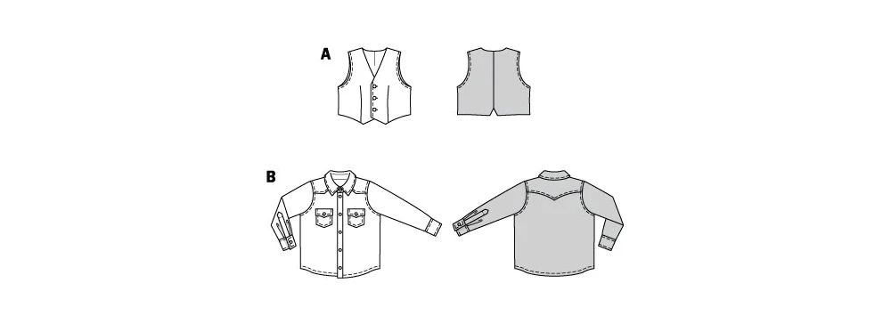 Burda Child Shirt and Waistcoat 9248 - Image 6