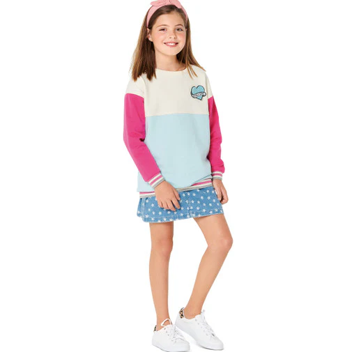 Burda Child/Teen Hoodie and Sweatshirt 9301 - Image 3