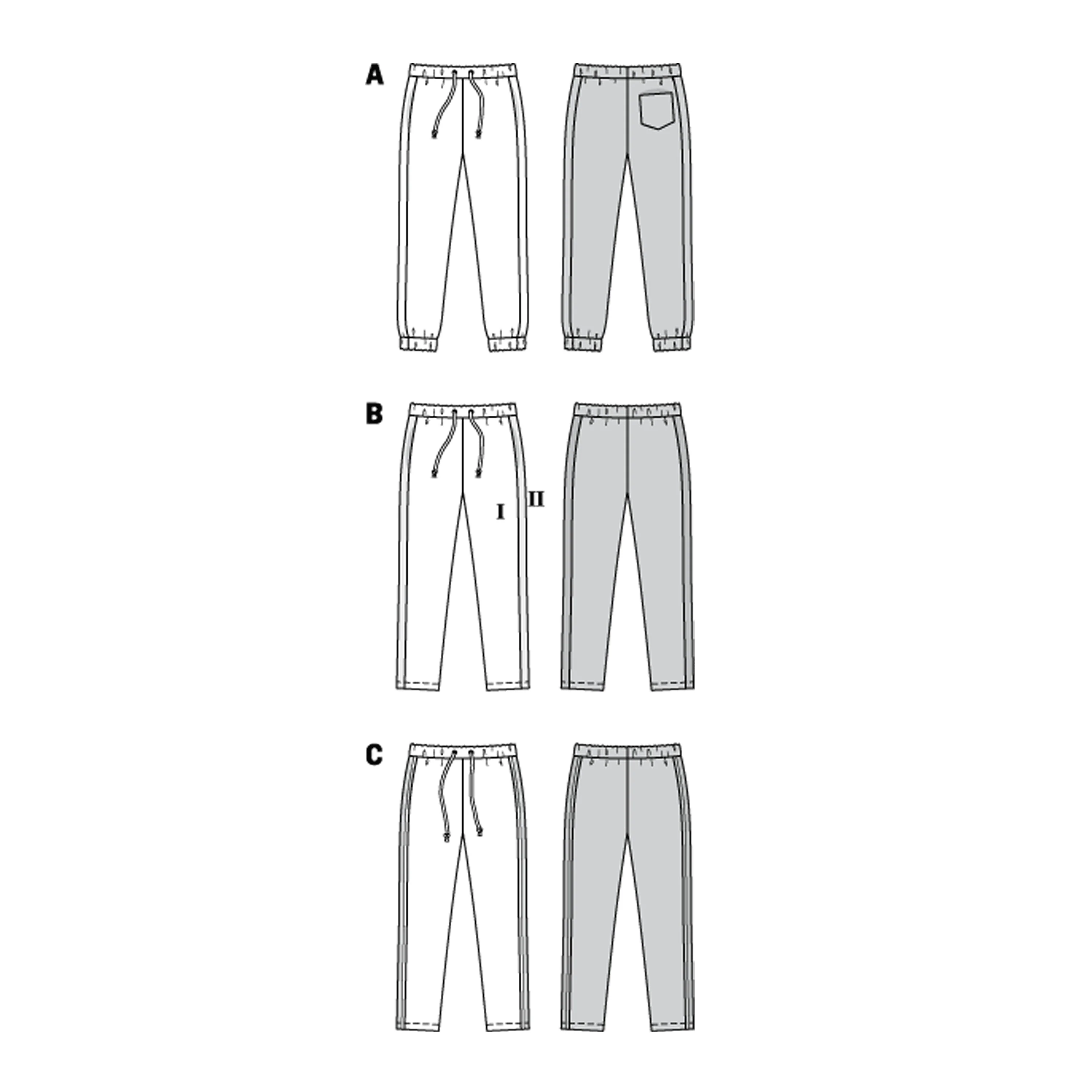 Burda Child/Teen Joggers 9300 - Image 5