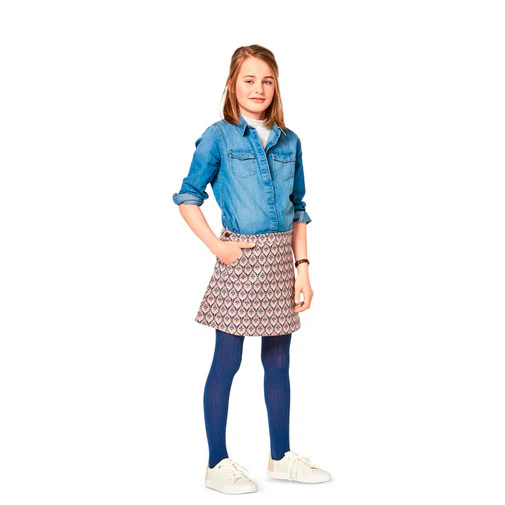 Burda Child/Teen Skirt and Pinafore 9356 - Image 3