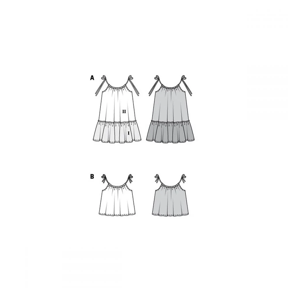 Burda Child Top and Dress 9280 - Image 3