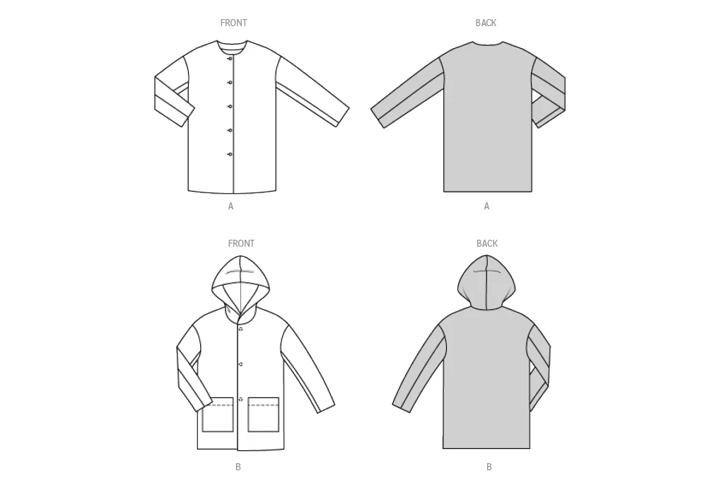 Burda Children's Coats 9207 - Image 8